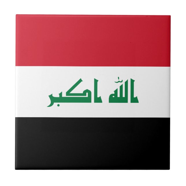 Bandeira do Iraque (Frente)