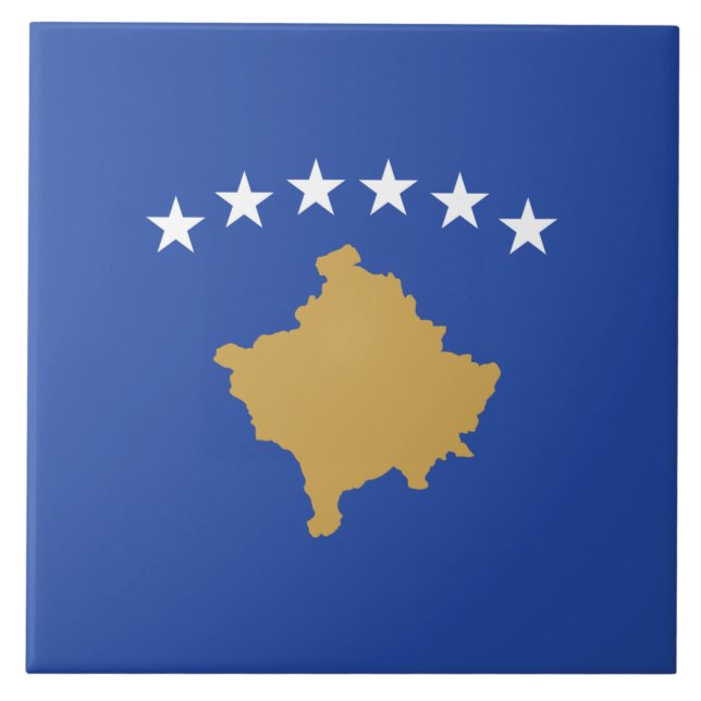 Bandeira do Kosovo (Frente)