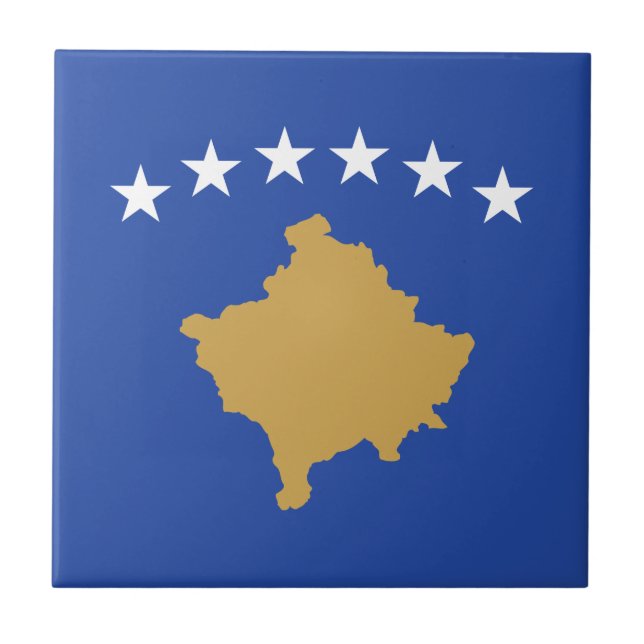 Bandeira do Kosovo (Frente)