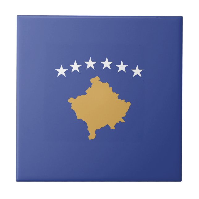 Bandeira do Kosovo (Frente)