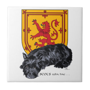 Bandeira do Leão Rampante do Cão Scottie