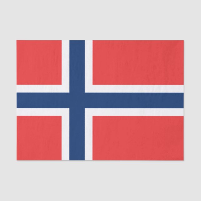 Bandeira do lenço de papel de Noruega (Frente )