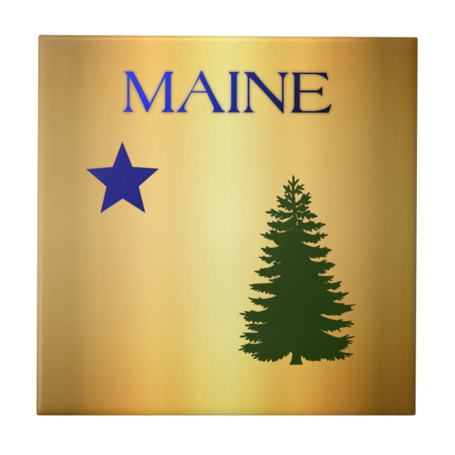 Bandeira do Maine (1901) (Frente)