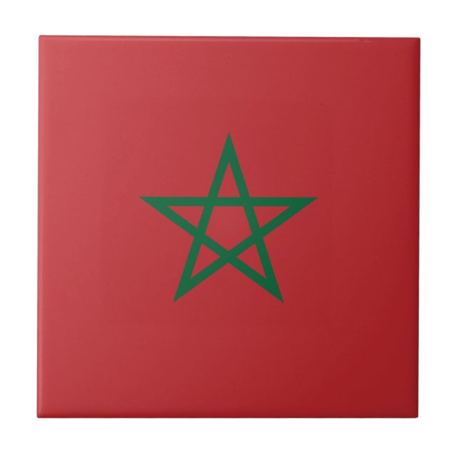 Bandeira do Marrocos (Frente)