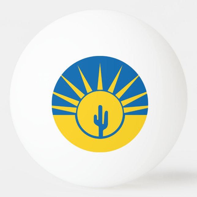 Bandeira do Mesa, Bola de ping pong de Arizona (Verso)