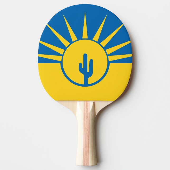 Bandeira do Mesa, Raquete de ping pong de Arizona (Frente)