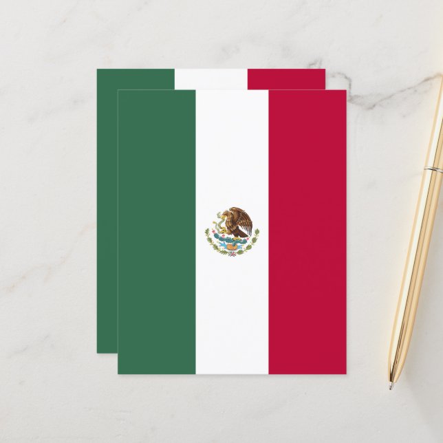 Bandeira do México (Frente/Verso In Situ)