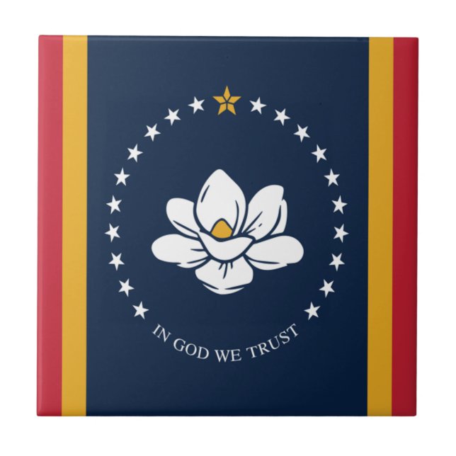 bandeira do Mississippi (Frente)