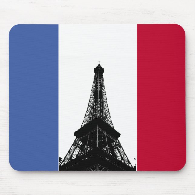 Bandeira do Mouse Pad da França (Frente)