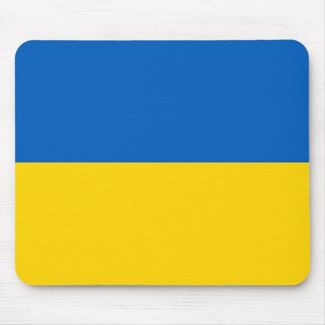 Bandeira do Mousepad da Ucrânia (Frente)