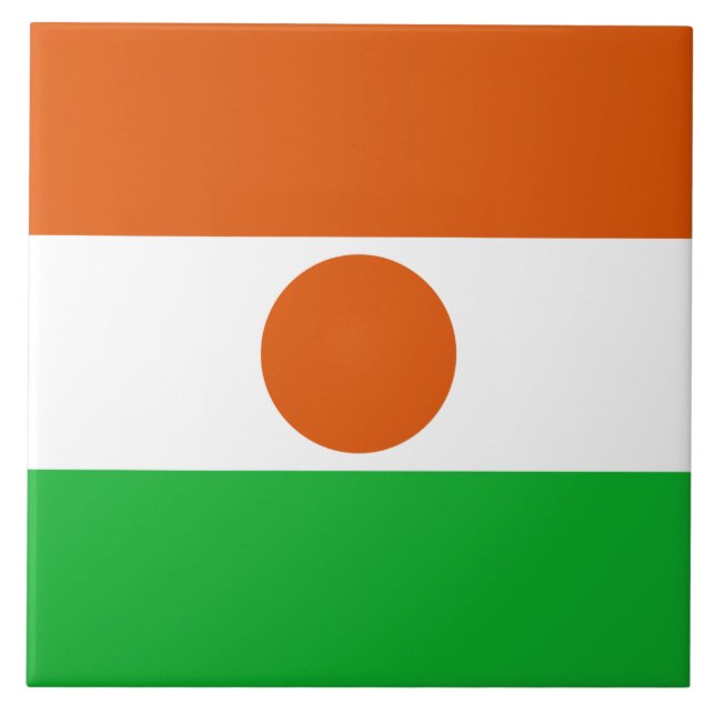 Bandeira do Níger (país africano) (Frente)