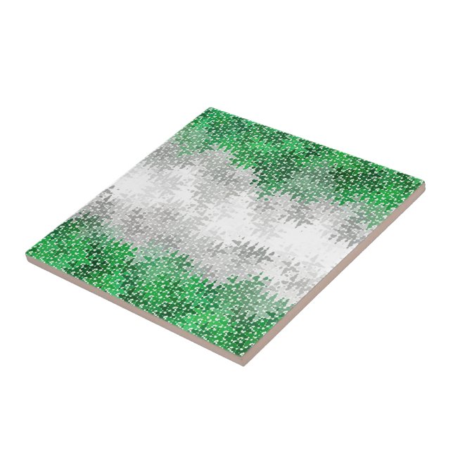 Bandeira do Orgulho Abstrato Cinza-romântico Tripp (Lateral)
