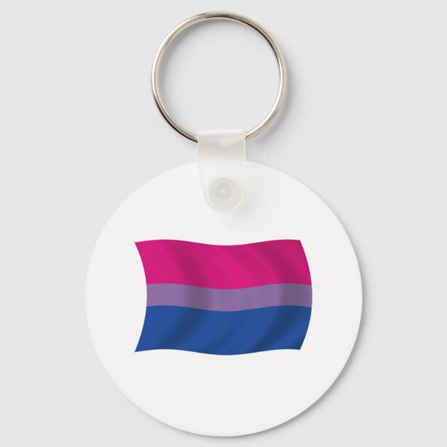 Bandeira do Orgulho Bissexual Chaveiro (Frente)