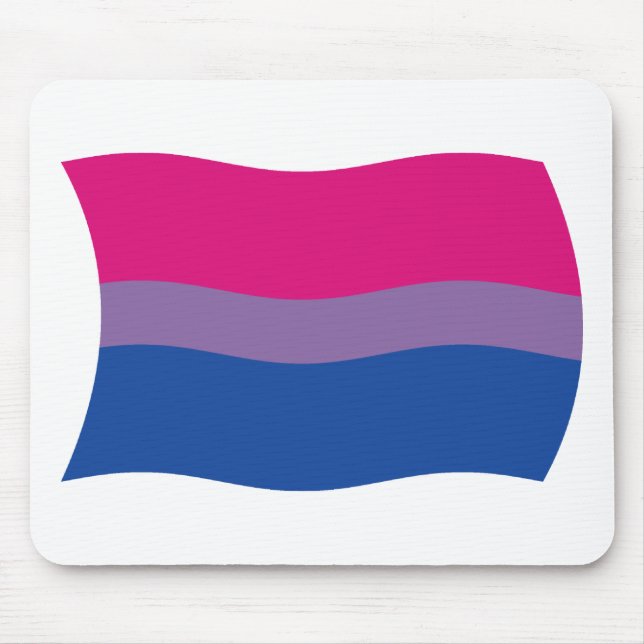 Bandeira do Orgulho Bissexual Mousepad (Frente)