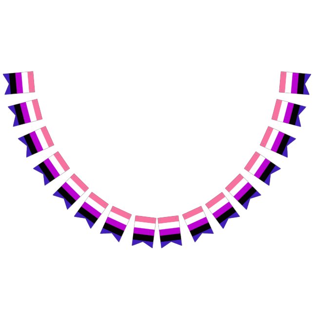 Bandeira do Orgulho de Genderfluidez (Todos)