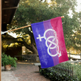Bandeira do Orgulho e Símbolo Bissexual -