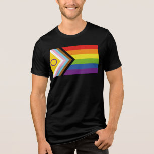 Bandeira do orgulho intersexo SlipperyJoe's fundo 