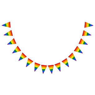 Bandeira do Orgulho Mosaico do Funky Boho Abstrato