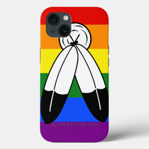 bandeira do orgulho two-spirit de SlipperyJoe simb