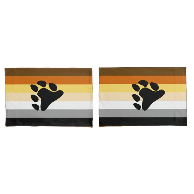 Bandeira do Orgulho Urso com Pata (Frente - conjunto)