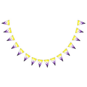 Bandeira do Orgulho ZigZag Abstrato Grunge Funky N
