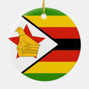 Bandeira do ornamento de Zimbabwe