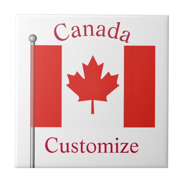 Bandeira do País Canadá Thunder_Cove (Frente)