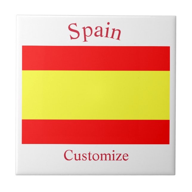 Bandeira do País Espanha Thunder_Cove (Frente)