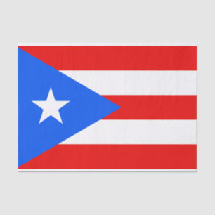 Bandeira do Papel Tecido de Porto Rico