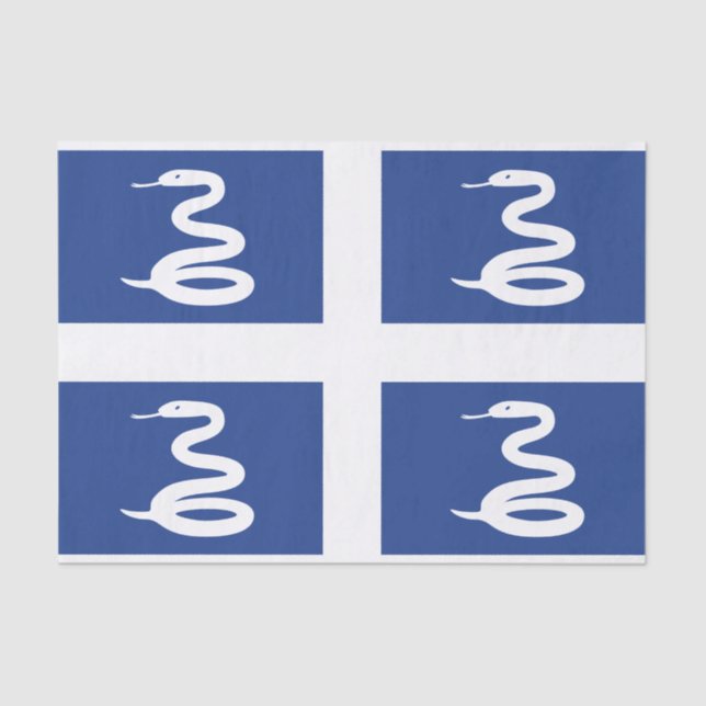 Bandeira do Papel Tecido Martinico (Frente )