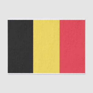 Bandeira do Papel Tecidual da Bélgica