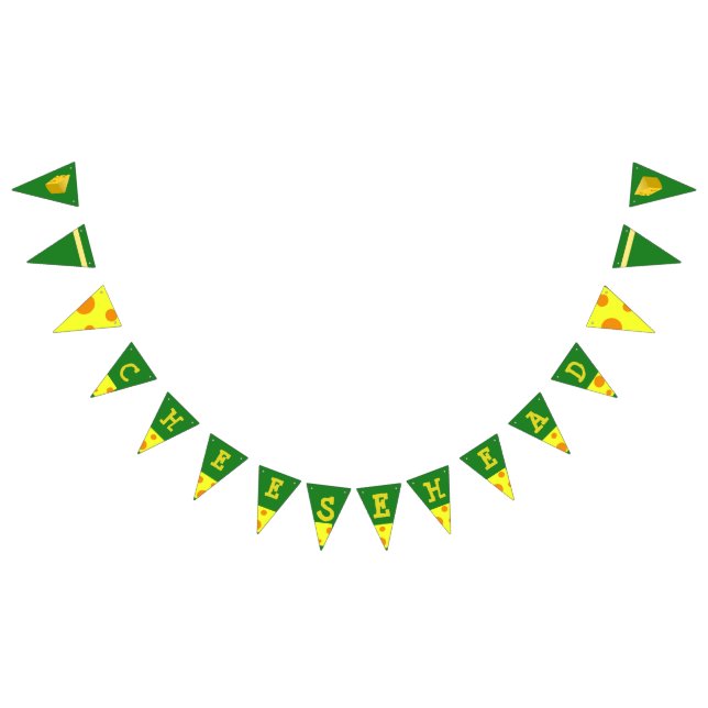 Bandeira do partido de Wisconsin Cheesehead (Todos)