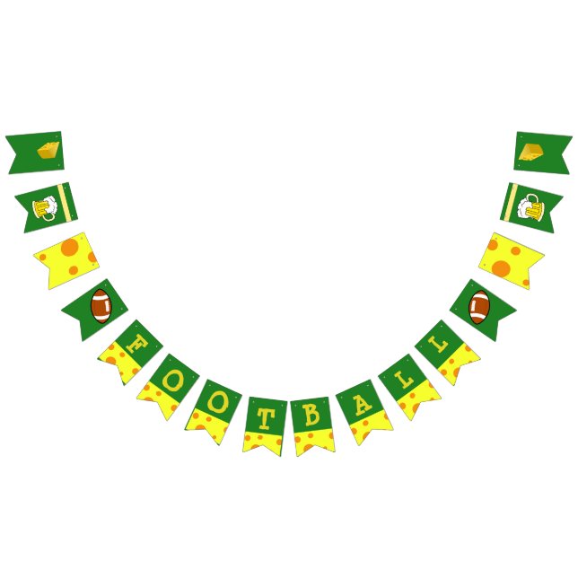 Bandeira do partido do futebol de Wisconsin (Todos)