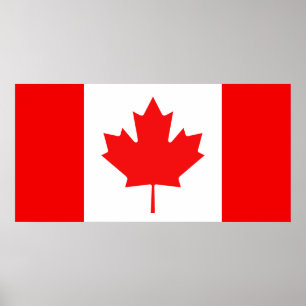 Bandeira do poster de Canadá