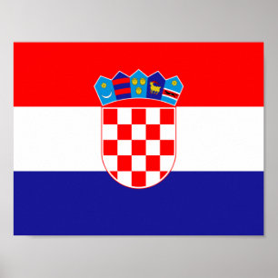 Bandeira do poster de Croatia