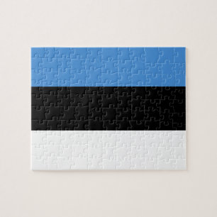 Bandeira do quebra-cabeça da foto de Estónia