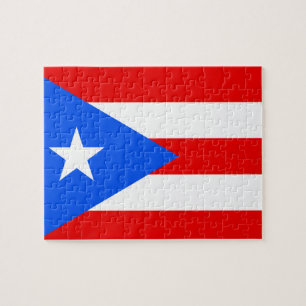 Bandeira do quebra-cabeça de Puerto Rico