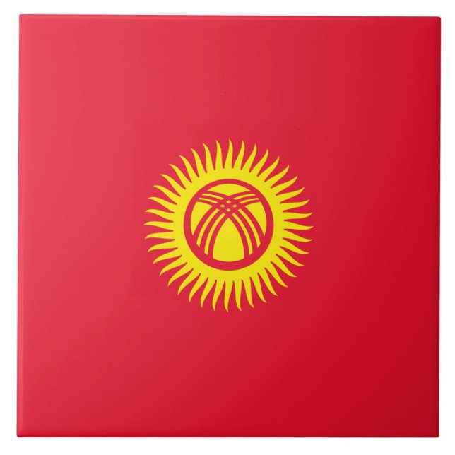 Bandeira do Quirguistão (Frente)