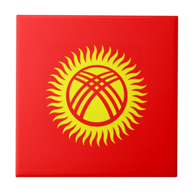Bandeira do Quirguistão (Frente)