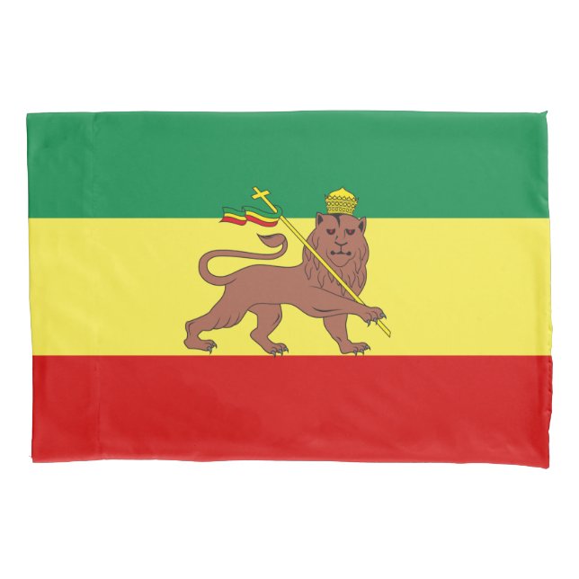 Bandeira do Rastafarismo (rasta) Travesseiro C (Frente-Esquerda)