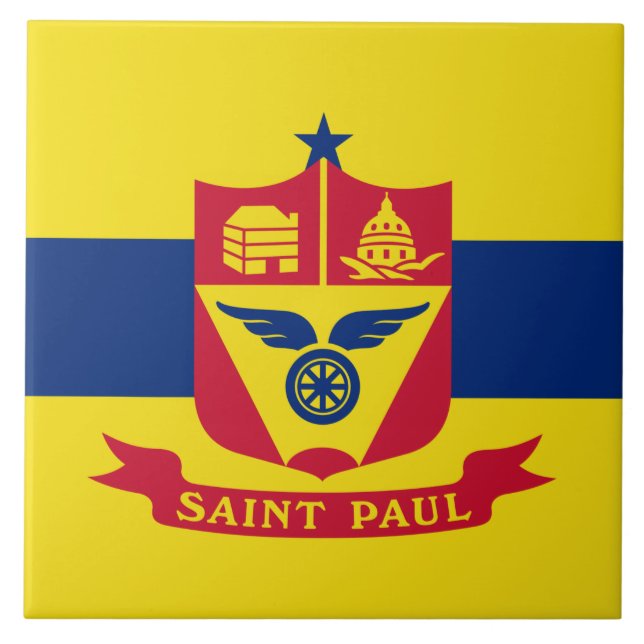 Bandeira do Santo Paul (Minnesota) (Frente)