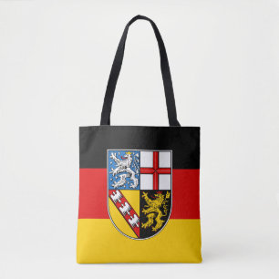 Bandeira do Sarre Tote Bag