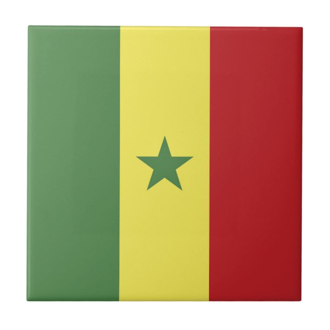 Bandeira do Senegal (Frente)