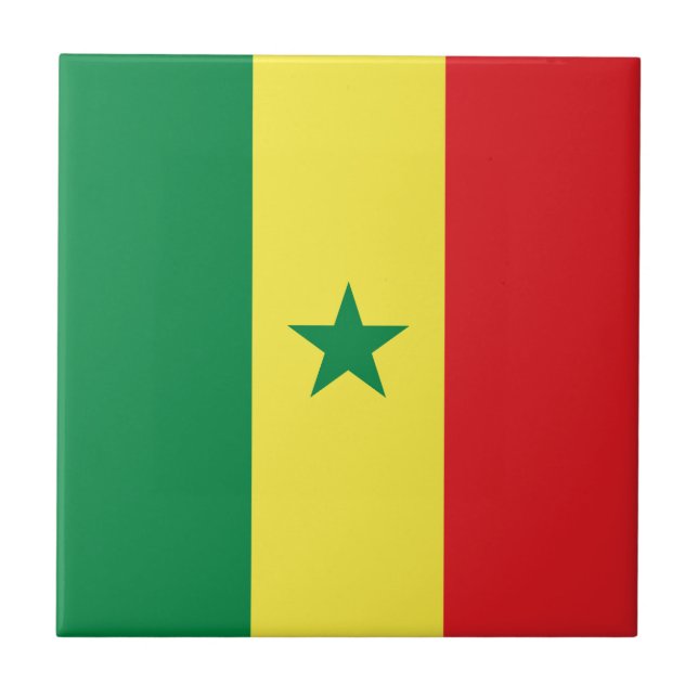 Bandeira do Senegal (Frente)