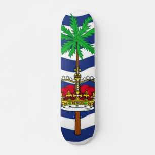 Bandeira do skate do território de Oceano Índico