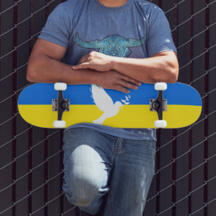 Bandeira do skate Ucrânia Dove of Peace - Freedom