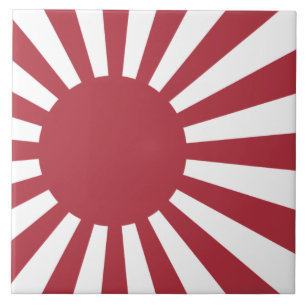 Bandeira do Sol Nascente Imperial Japonês, de Edo 