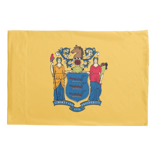 Bandeira do Solteiro Patriótico em Nova Jersey (Verso)