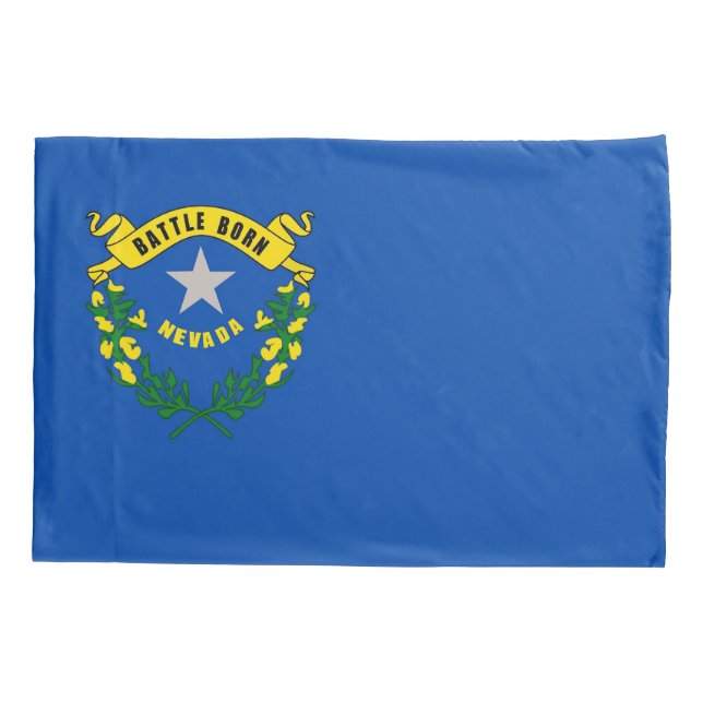 Bandeira do Solteiro Patriótico Pillowcase de Neva (Verso)