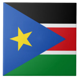 Bandeira do Sudão do Sul (África)